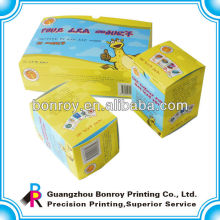 2013 Negócios publicidade promocional caixa de papel colorido artesanal